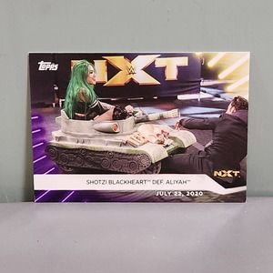 Shotzi Blackheart Def Aliyah WWE NXT Topps /99 Limited Eidtion Trading Card 2021